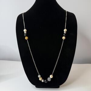 🚨3 for $15🚨 Beaded Silver-tone Necklace